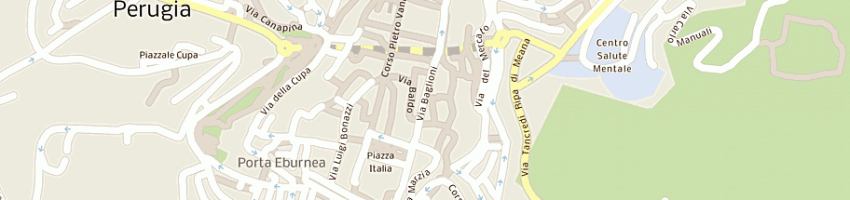 Mappa della impresa petrini paolo a PERUGIA