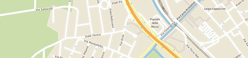 Mappa della impresa astec di caroli l e c (snc) a CESENATICO