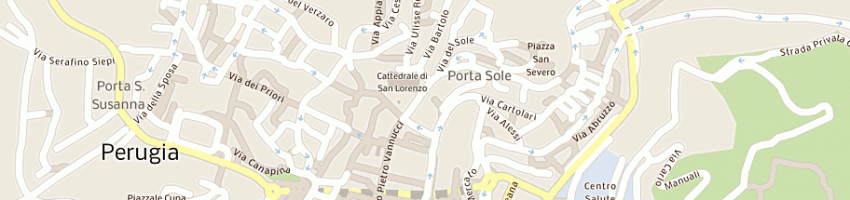 Mappa della impresa bar il duomo di belia antonio e starnini paola e c snc a PERUGIA