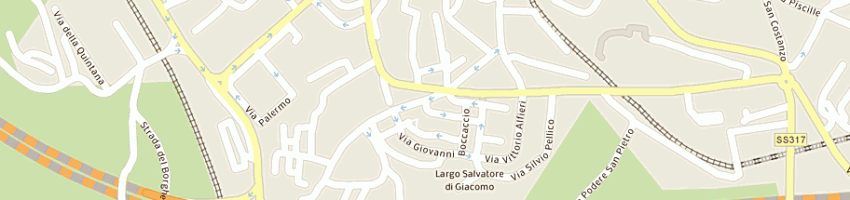 Mappa della impresa parmi marco a PERUGIA