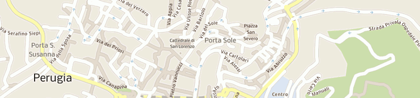Mappa della impresa la botte di segoloni claudio e c snc a PERUGIA