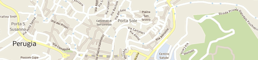 Mappa della impresa sa'ad e c snc di sa'ad e shalabi a PERUGIA