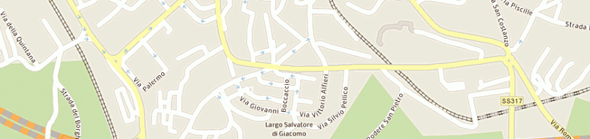 Mappa della impresa azienda sanitaria regionale dell'umbi usl n2 a PERUGIA