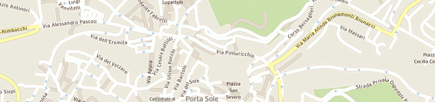 Mappa della impresa uno piu' uno - snc di ciribifera aldo e c a PERUGIA