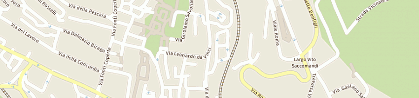 Mappa della impresa i viaggi di macos sas a PERUGIA