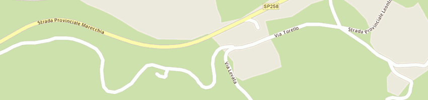 Mappa della impresa fabbri albano e c sas a SAN LEO