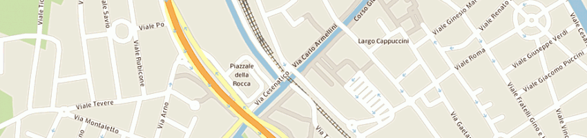 Mappa della impresa conad pinarella di gentili roberto e csnc a CESENATICO