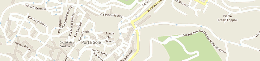 Mappa della impresa seconi bianca maria a PERUGIA