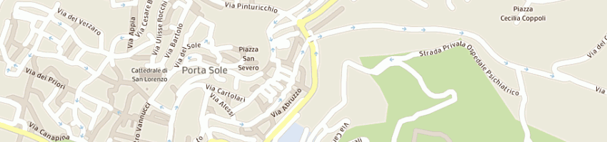Mappa della impresa centro internazionale montessori 'di perugia' a PERUGIA