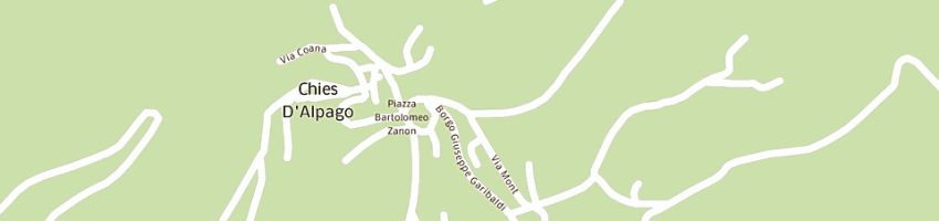 Mappa della impresa barattin paolo pio a CHIES D ALPAGO