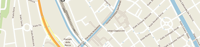Mappa della impresa ada di curran kevin terence e c sas a CESENATICO