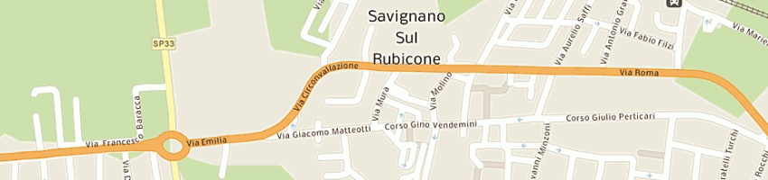 Mappa della impresa pollini loris a SAVIGNANO SUL RUBICONE
