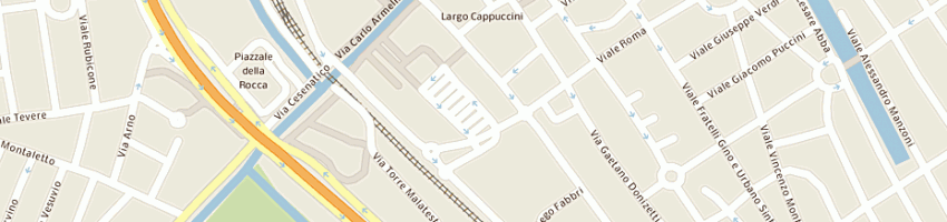 Mappa della impresa azienda unita' sanitaria locale di cesena a CESENATICO
