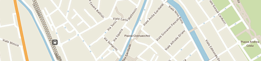 Mappa della impresa cafe' lido' di zennaro enzo e c sas a CESENATICO