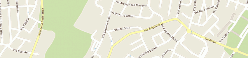 Mappa della impresa aniceti valducci piera carla a SAVIGNANO SUL RUBICONE