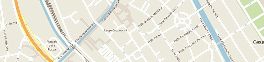 Mappa della impresa semprini sauro a CESENATICO