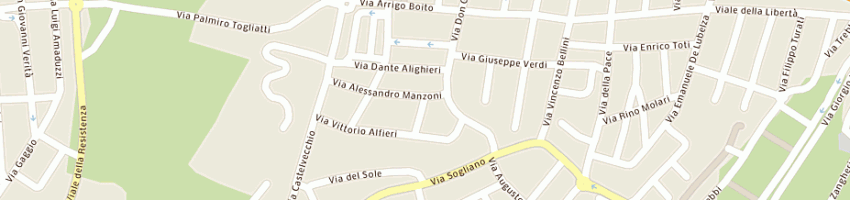 Mappa della impresa ricci francesco a SAVIGNANO SUL RUBICONE