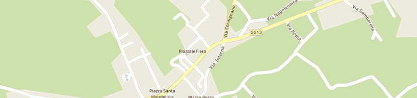 Mappa della impresa pizza export di sonego giovanna a GODEGA DI SANT URBANO