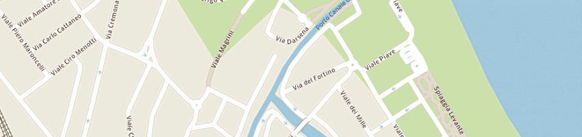 Mappa della impresa motonave adriatico princes ii a CESENATICO