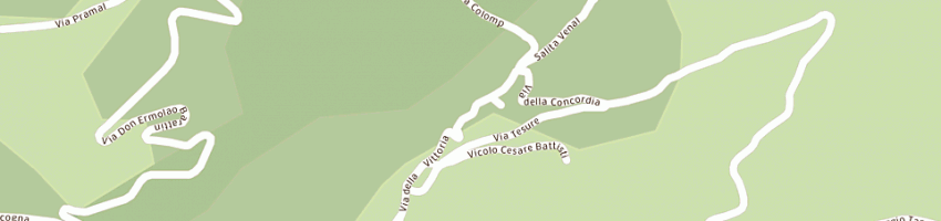 Mappa della impresa ristorante s pietro da ciotto e nene' di borsoi g a CHIES D ALPAGO