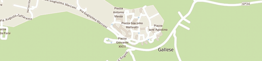 Mappa della impresa vecchi maurizio a GALLESE