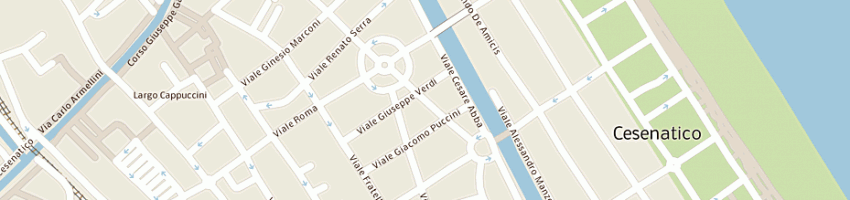Mappa della impresa segreti di padovani roberto a CESENATICO