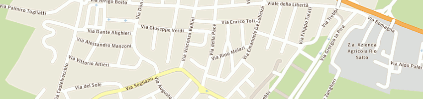 Mappa della impresa studio esse di donati stefano a SAVIGNANO SUL RUBICONE