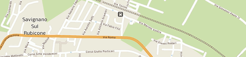 Mappa della impresa scuole medie statali a SAVIGNANO SUL RUBICONE