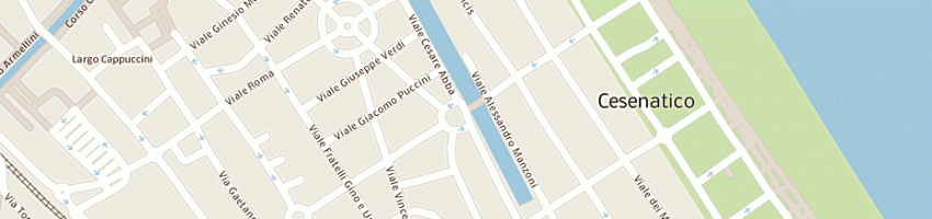 Mappa della impresa bagno cesena a CESENATICO