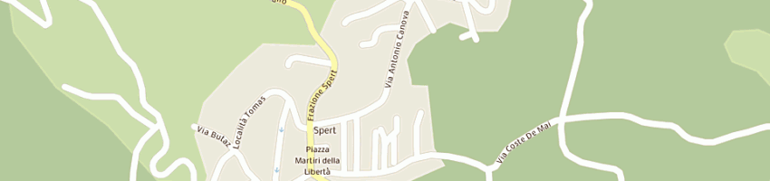 Mappa della impresa de pra' domenico a FARRA D ALPAGO