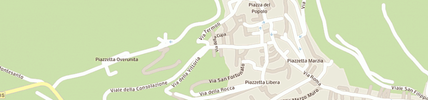 Mappa della impresa ristorante camere pane e vino snc a TODI
