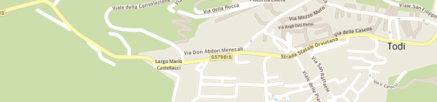 Mappa della impresa caffe' della consolazione di brunelli brunella a TODI