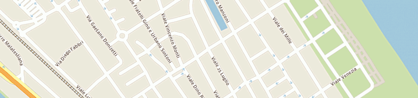 Mappa della impresa gozzi giancarlo a CESENATICO