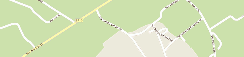 Mappa della impresa guidi alberto a POGGIO BERNI