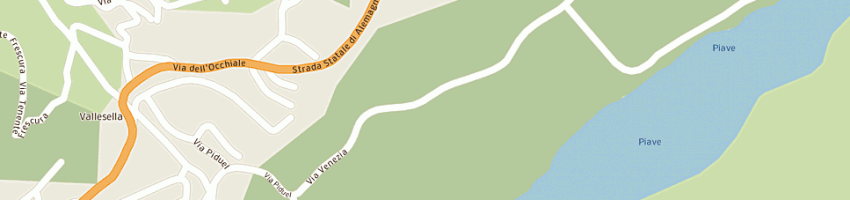 Mappa della impresa cg5 snc e c di cruzzola attilio a DOMEGGE DI CADORE