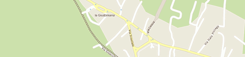 Mappa della impresa scuola pubblica media la giustiniana a ROMA