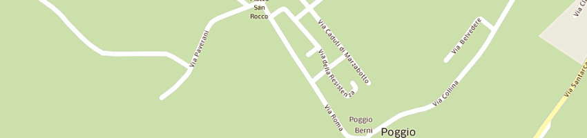 Mappa della impresa sancisi romano a POGGIO BERNI