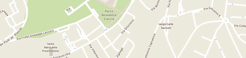 Mappa della impresa mama di valerio mara e c sas a ROMA