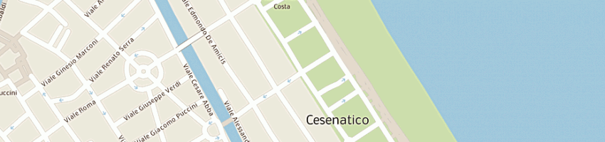 Mappa della impresa hotel cosmopol di astolfi gaetano e c snc a CESENATICO