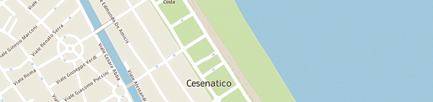 Mappa della impresa bagno faustina a CESENATICO