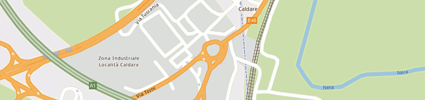 Mappa della impresa bar esso di mari angelo a ORTE