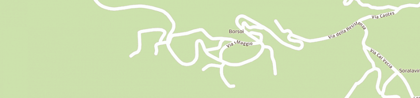 Mappa della impresa panificio pasticceria del cansiglio di paulon gino e c (snc) a FARRA D ALPAGO