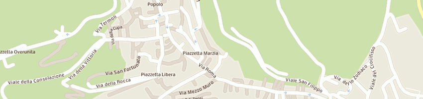 Mappa della impresa unita' sanitaria locale n2 a TODI