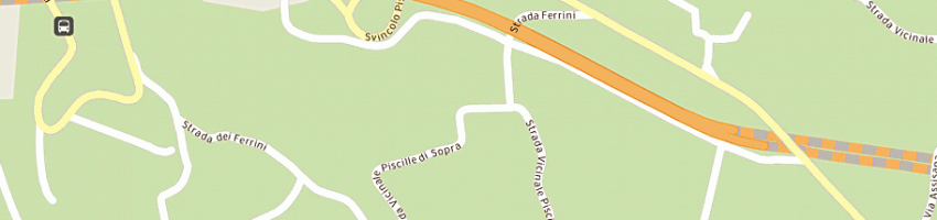 Mappa della impresa gmf due spa a PERUGIA