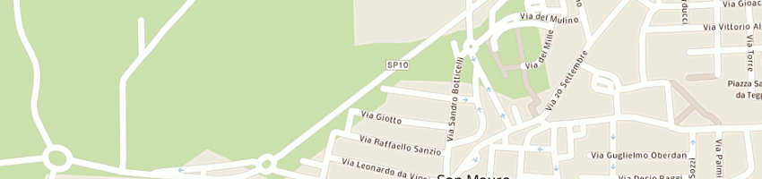 Mappa della impresa donati elio a SAN MAURO PASCOLI