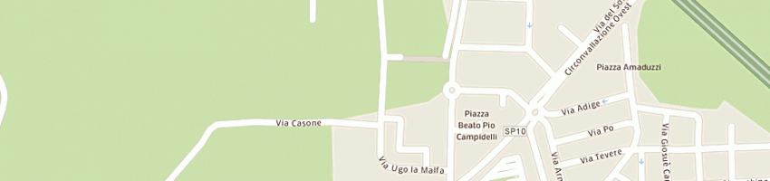 Mappa della impresa tacchificio la stamperia snc a SAN MAURO PASCOLI