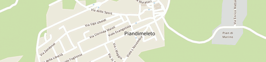 Mappa della impresa municipio di piandimeleto a PIANDIMELETO