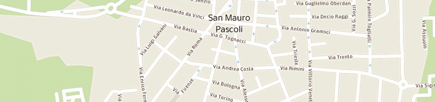 Mappa della impresa m g trade di montemaggi giovanni a SAN MAURO PASCOLI