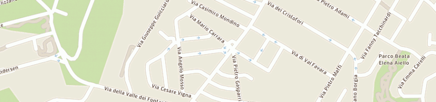 Mappa della impresa ubaldi maurizio a ROMA