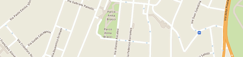 Mappa della impresa magazzino cooperativa sociale a ROMA